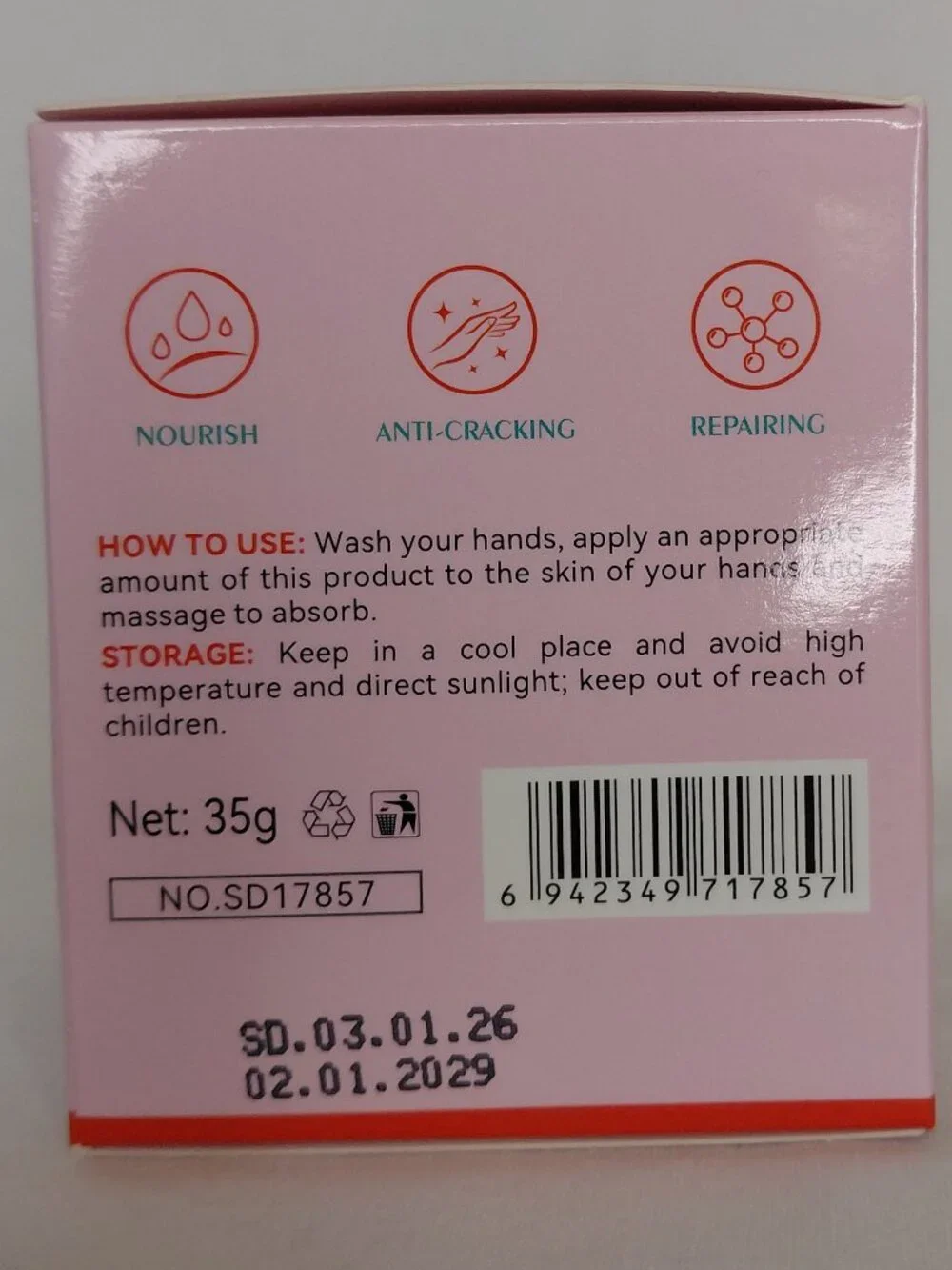 Sadoer -  Hydrate Nourish Hand Cream - Strawberry